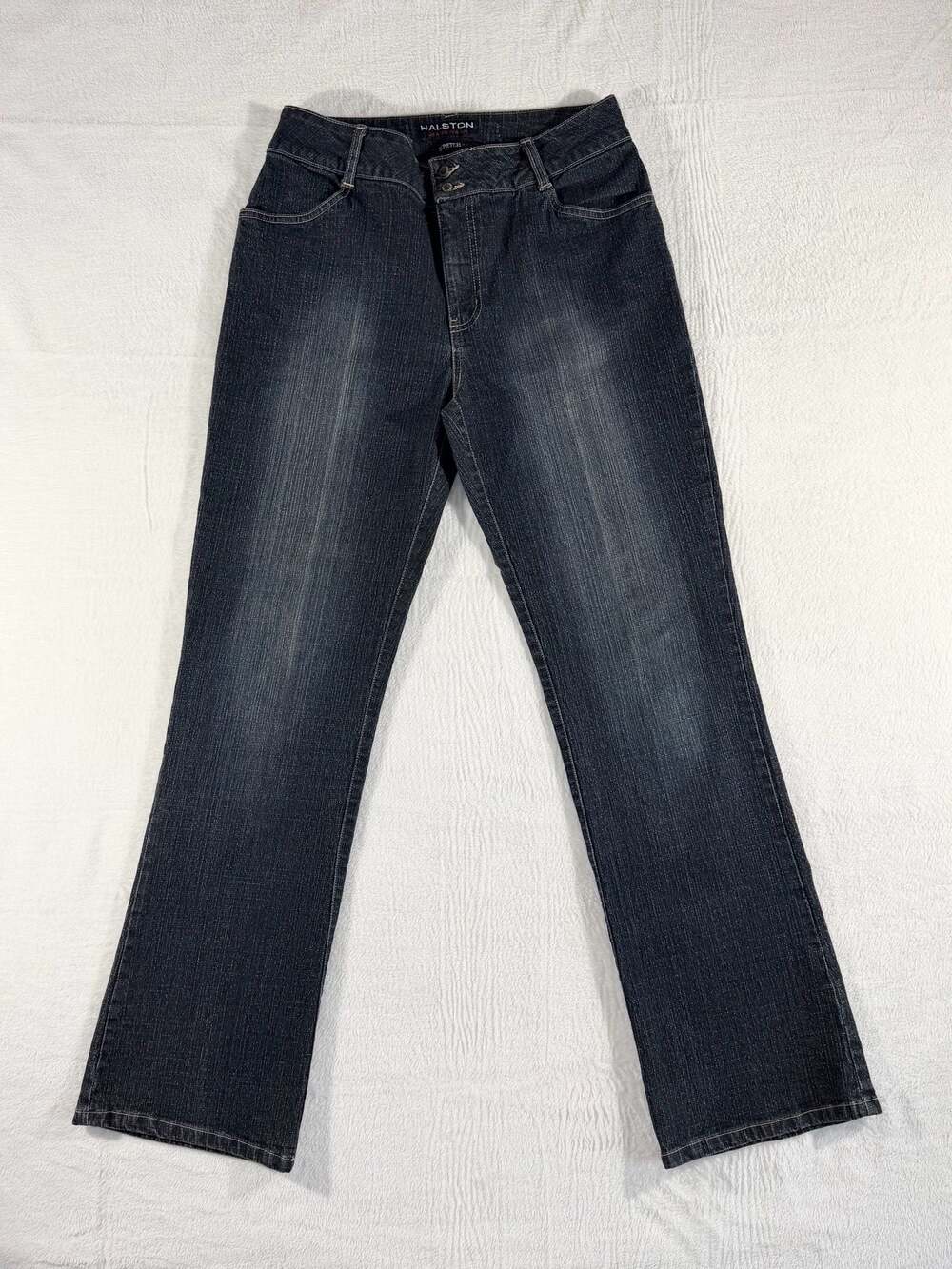 Halston Jeanswear Stretch Bootcut Jeans Size 8